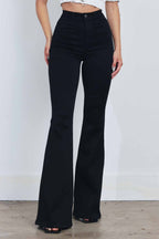 Jeans Negro Campana